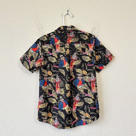 RSVLTS WWE Ric Flair Shirt Boys Multicolor Nature Boy Kunuflex Button Down - Picture 2 of 8